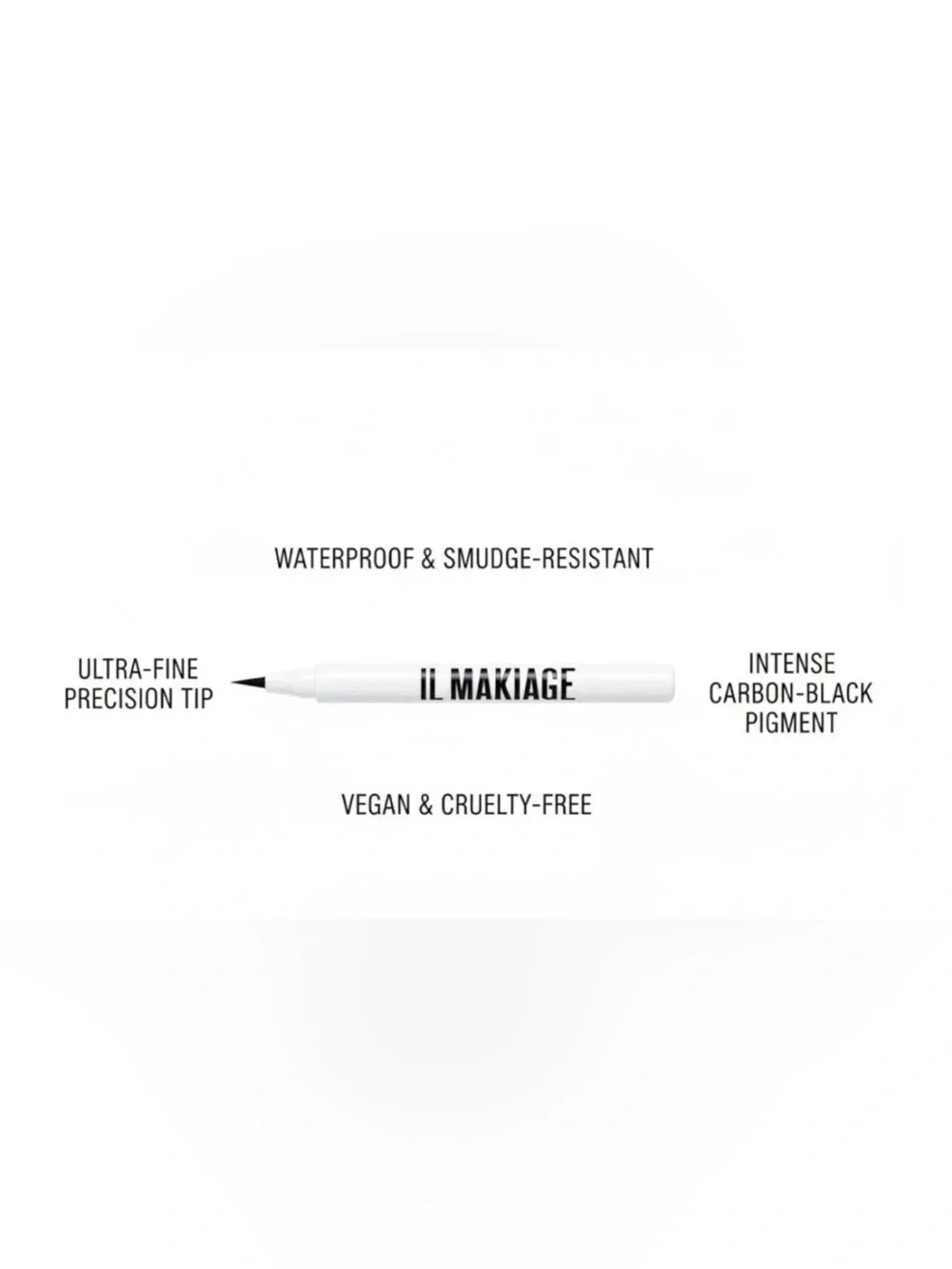IL Makiage Black Card Liquid Eyeliner- waterproof, pigmented, precise, vegan